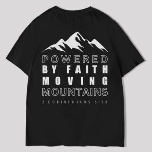 Powered by Faith-Men T-shirt