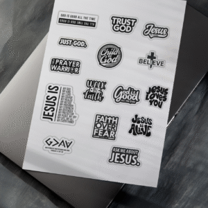 Black & white sticker pack