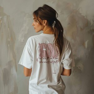 God is within her-pink-Women T-Shirt